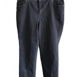 Gloria Vanderbilt Women's Black Straight Leg Jeans Size 16W